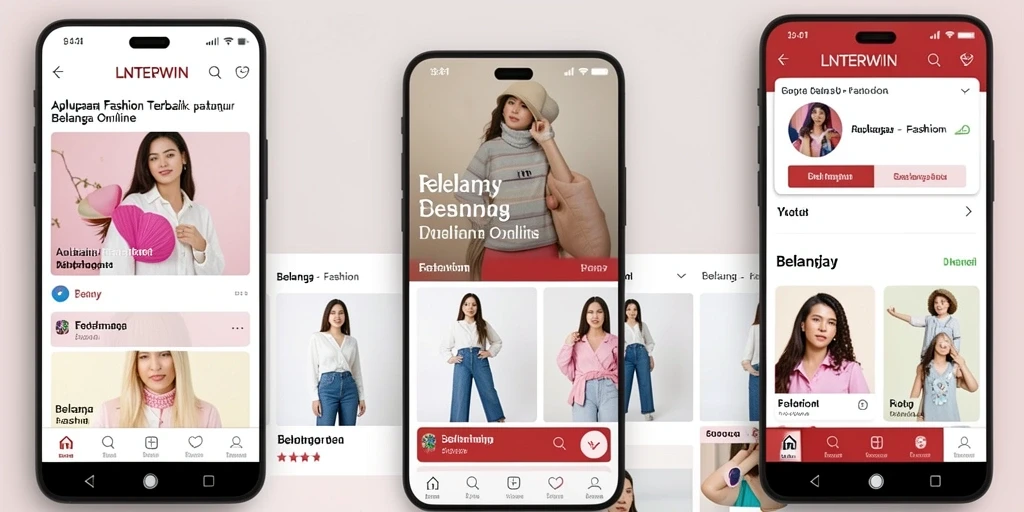 Tampilan antarmuka LNTERWIN yang intuitif dan modern.